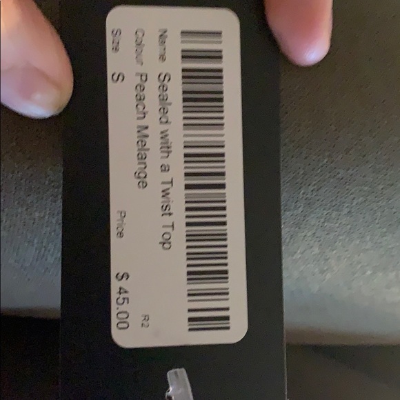 NWT - Silver Icing Vero Moda Wrap Top - Picture 2 of 2